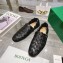 Bottega Veneta Intrecciato Leather Slippers Loafers Black 2023