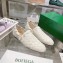 Bottega Veneta Intrecciato Leather Slippers Loafers White 2023