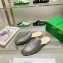 Bottega Veneta Intrecciato Fiandra Slippers Silver Gray 2023