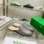 Bottega Veneta Intrecciato Fiandra Slippers Silver Gray 2023