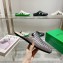 Bottega Veneta Intrecciato Fiandra Slippers Silver Gray 2023