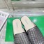 Bottega Veneta Intrecciato Fiandra Slippers Silver Gray 2023