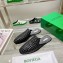 Bottega Veneta Intrecciato Fiandra Slippers Patent Black 2023