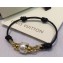 Louis Vuitton Knotty Pearls Supple Bracelet M63168 Black/Gold