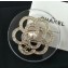 Chanel Transparent Brooch A53185 Gold/Crystal/Pearly White 2018