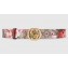 Gucci GG Blooms Belt 3.7cm Width Gold Hardware ‎370543 Pink