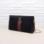 Gucci Ophidia Suede Medium Shoulder Bag 503876 Black 2018