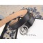 Gucci Calfskin Belt with interlocking G 3.8cm Width Silver Hardware