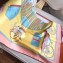 Hermes Printed Silk Scarf 90x90cm Yellow 2018