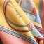 Hermes Printed Silk Scarf 90x90cm Yellow 2018