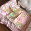 Hermes Printed Silk Scarf 90x90cm Pink 2018