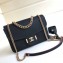 Chanel Grained Calfskin Medium Archi Chic Flap Bag A57217 Black/Gold 2018