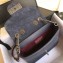 Chanel Grained Calfskin Small Archi Chic Flap Bag A57217 Blue/Silver 2018