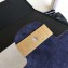 Chanel Grained Calfskin Small Archi Chic Flap Bag A57217 Blue/Gold 2018