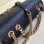 Chanel Grained Calfskin Medium Archi Chic Flap Bag A57217 Blue/Gold 2018
