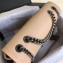 Chanel Grained Calfskin Medium Archi Chic Flap Bag A57217 Beige/Silver 2018