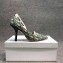 Dior Heel 9.5cm J'Adior And Double Ribbon Pumps In Obliuqe Jacquard Canvas Green 2019