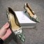Dior Heel 6.5cm J'Adior And Double Ribbon Pumps In Obliuqe Jacquard Canvas Green 2019