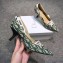 Dior Heel 6.5cm J'Adior And Double Ribbon Pumps In Obliuqe Jacquard Canvas Green 2019