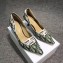 Dior Heel 6.5cm J'Adior And Double Ribbon Pumps In Obliuqe Jacquard Canvas Green 2019