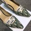 Dior Heel 6.5cm J'Adior And Double Ribbon Pumps In Obliuqe Jacquard Canvas Green 2019