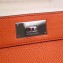 Hermes Original Togo Leather Toolbox Tote Bag Orange