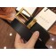 Gucci Width 38mm Bees and Stars Leather Belt 495125 Black with Gold Hardware 2018