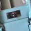 Hermes Original Swift Leather Toolbox 20cm Bag Macaron Blue