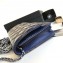 Chanel Patent Leather Classic Quilted WOC Bag Blue/Silver