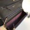 Chanel Patent Leather Classic Quilted WOC Bag Black/Gold 