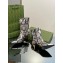 Gucci Heel 8.5cm Women's Pointed toe ankle boots ‎761988 Python Pattern leather 2023