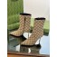 Gucci Heel 8.5cm Women's Pointed toe ankle boots ‎761988 GG Canvas Beige 2023