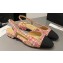 Chanel Heel 1.5cm Flat Slingbacks Tweed Pink/Black 2023