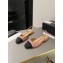 Chanel Heel 1.5cm Flat Slingbacks Tweed Pink/Black 2023