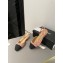 Chanel Heel 1.5cm Flat Slingbacks Tweed Pink/Black 2023
