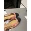 Chanel Heel 1.5cm Flat Slingbacks Tweed Pink/Black 2023