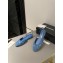 Chanel Heel 1.5cm Flat Slingbacks Print Denim Dark Blue 2023