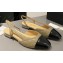 Chanel Heel 1.5cm Flat Slingbacks Leather Camel/Black 2023