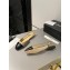 Chanel Heel 1.5cm Flat Slingbacks Leather Camel/Black 2023