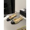 Chanel Heel 1.5cm Flat Slingbacks Leather Camel/Black 2023