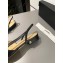 Chanel Heel 1.5cm Flat Slingbacks Leather Black 2023