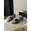 Chanel Heel 6.5cm Slingbacks G31318 Leather Black/Gray 2023