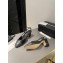 Chanel Heel 6.5cm Slingbacks G31318 Leather Black/Gray 2023