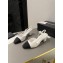 Chanel Heel 6.5cm Slingbacks G31318 Leather White 2023