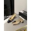 Chanel Heel 6.5cm Slingbacks G31318 Leather Camel/Black 2023