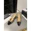 Chanel Heel 6.5cm Slingbacks G31318 Leather Camel/Black 2023