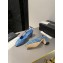 Chanel Heel 6.5cm Slingbacks G31318 Print Denim Dark Blue 2023
