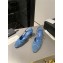 Chanel Heel 6.5cm Slingbacks G31318 Print Denim Light Blue 2023