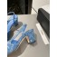 Chanel Heel 6.5cm Slingbacks G31318 Print Denim Light Blue 2023
