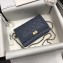 Chanel WOC Caviar Boy Flap Bag Dark Blue 